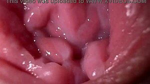 近距离张开小穴特写，带脏话挑逗