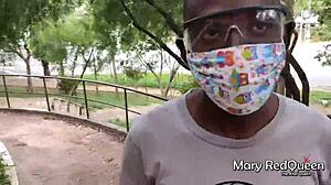 Caught jerking in public, had to suck big cocks! 😲