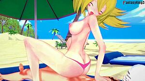 dark magician girl in bikini gets fucked in yu-gi-oh fantasy