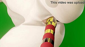 Android 18 undergoes animation test with toys and dildos