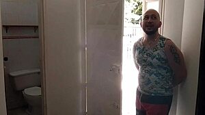 using flour as excuse, i bang my best friend's wife and finish on her face