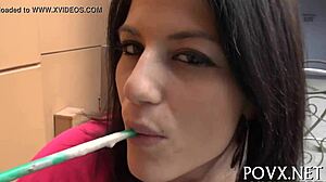 legal age teen cuties get wild in pov action