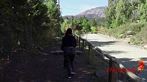 hey, wanna know how our argentina trip turned into merciless outdoor sex?