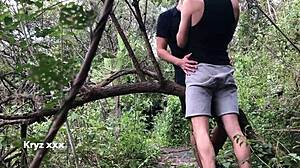 Wild Sex Adventure in the Woods Unfolds Part 1