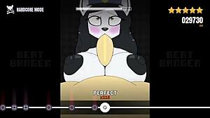 I got so horny playing Beatbanger horny police mod - fc, banging in this furry hentai game cartoon anime.