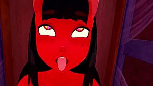 Meru the succubus gets hard fucking in 3D hentai fantasy