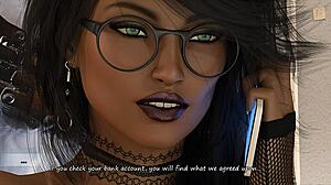 In Big City Pleasures Game, Sexy Teacher Squirts From Double Penetration By Fucking Machine