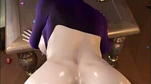 Hot Widowmaker and Raven in Sexy Hentai Compilation