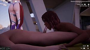 Hey, wanna see Max vs Shiva wild outdoor hentai action?