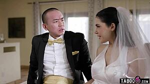 italian bride valentina nappi teases with buttplug on wedding day