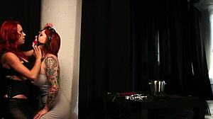 Lezdom Redhead Dominates Ginger Sub in BDSM Passion