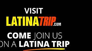 Latina woman rides big cock in bedroom with blowjob and pussy action on amateurs