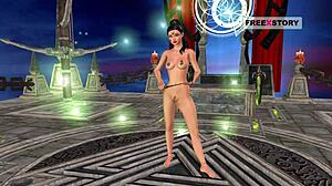 An Animated Cartoon Porn Video Of An Indian Bhabhi Giving Sexy Positions Then Masturbating With Candle