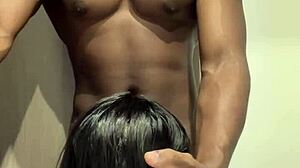 do you want a quickie in the bathroom while friends are in the living room?