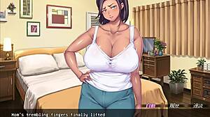 German housewife in hot hentai creampie scene