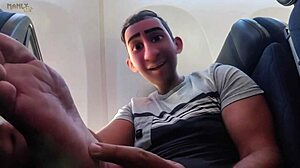 Step Gay Dad Gets Naughty on Mile High Flight