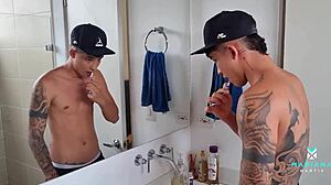 Voyeur Stepbrother Spies and Cums on My Ass - Mariana Martix