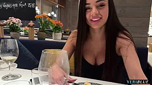 martina esmeraldi's big booty squirts hard on first date pov
