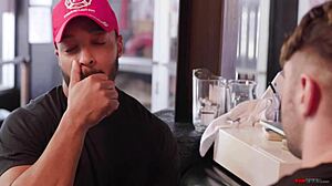 Muscular Firefighters Michael Boston And Dillon Diaz Engage In Intense Club Encounter.