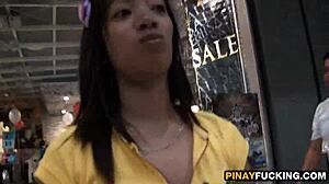 lalaine, asian teen amateur, sucks cock in reality hardcore