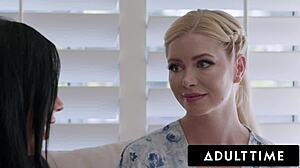 Shy Serene Siren Loses Lesbian Virginity to Holly Day