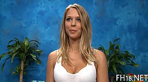 Exciting massage turns into hot porn action!