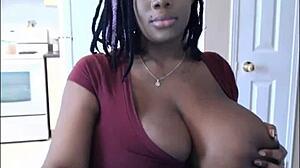 huge black tits and ass in wild action scene