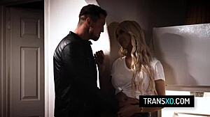 Tranny Babe Gets Hard Fucked in Wild Doggystyle.