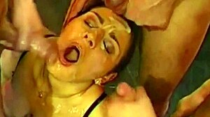 Fucked hard after massive facial