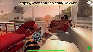 Hey, check this wild hentai with big black cock deepthroat action in anime style