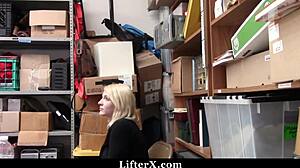 Teen Caught Stealing Jewelry Pays Officer with Her Pussy