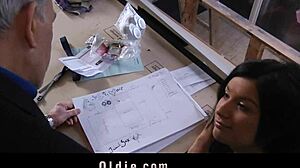 oops, old teacher givin’ sex lessons to teen student, ya know?