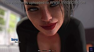 First Time 3D Hentai Meeting with Stepmom and Family in Santa County. Big Cock Action Unfolds in Animated Game.