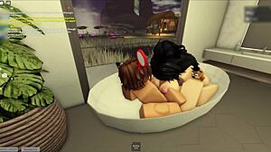 Intense sex with my wife in the bath