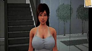 I Play My New Family Game With Redhead Hentai Character