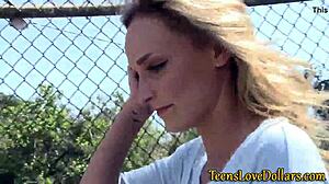 This is a real sex for money video with a facialized teen