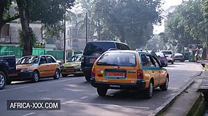 Amateur ebony beauty's first date ends with sensual sex!