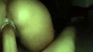 Novinha Rabuda Sits on Massive Ebony Cock