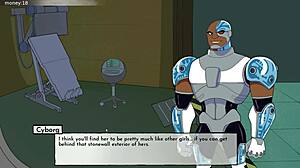 Raven's Suggestive Boobjob In 18Titans