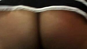 Latina shows ass on webcam call