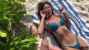 Pissed on Girl at Public Beach Leaves Her Stunned in Wild Scene