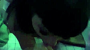 Dirty Asian teen takes deepthroat and creampie in hardcore lingerie scene