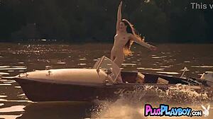 Amazing Bubble Butt Brunette Model Joy Draiki