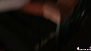 Want to see this lustful couple fuck publicly and cum on panties?