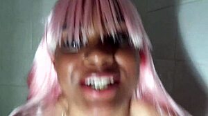 Racial Humiliation as Black Bitch Sucks in First Video