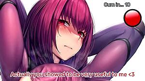 Ready for Scathach’s intense stamina training in hentai pov?