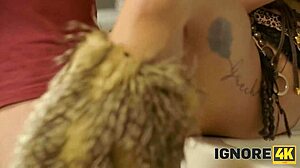 Ignore4k Amazon Cosplay Blonde Uses Toy Boy