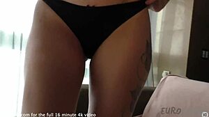 milfy solvita tries big dildo in first studio