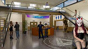 Steps of Debauchery 31 features sexy babes on public beach