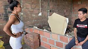 First time banging my boss’s huge pussy and finishing inside.